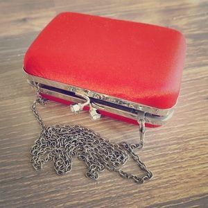 Red Classy Clutch